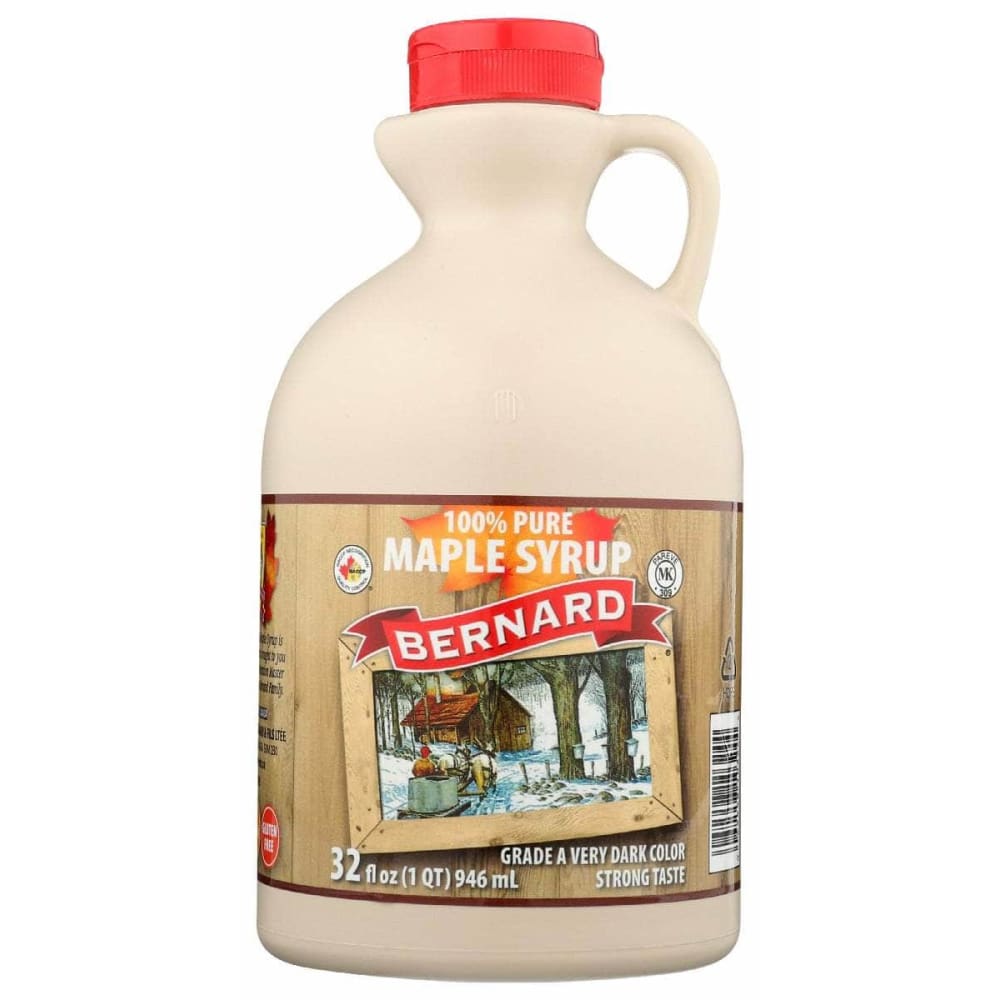BERNARD Grocery > Breakfast > Breakfast Syrups BERNARD: Very Dark Pure Maple Syrup, 32 fo