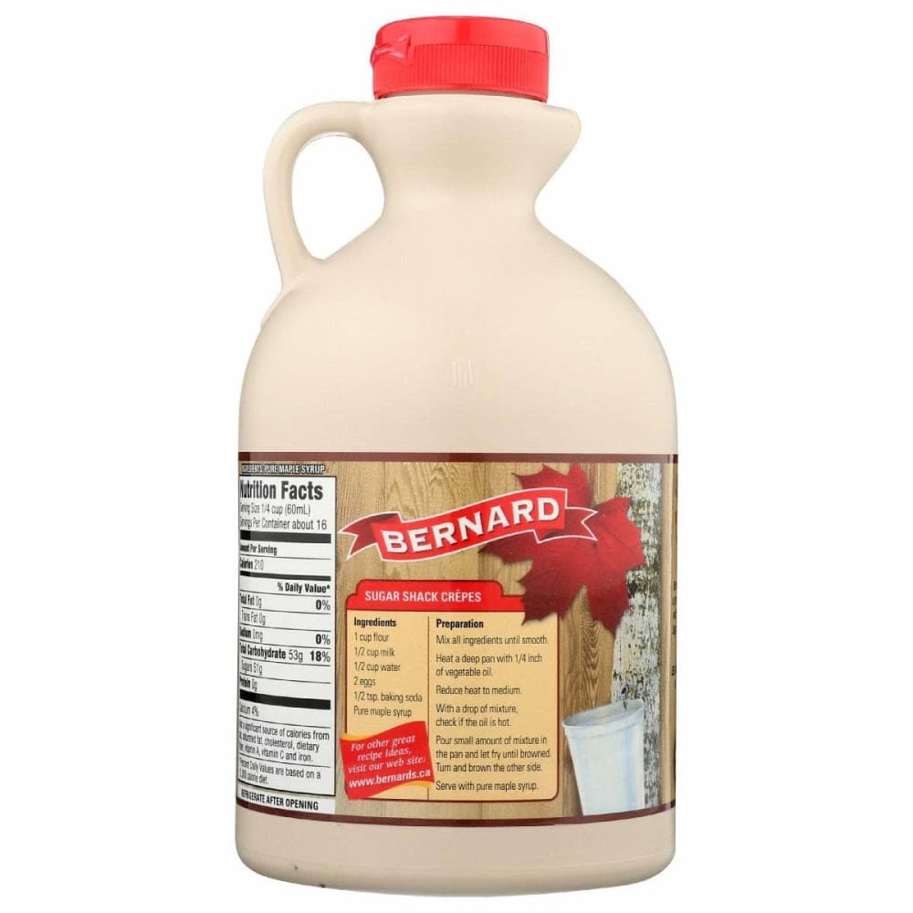 BERNARD Grocery > Breakfast > Breakfast Syrups BERNARD: Very Dark Pure Maple Syrup, 32 fo