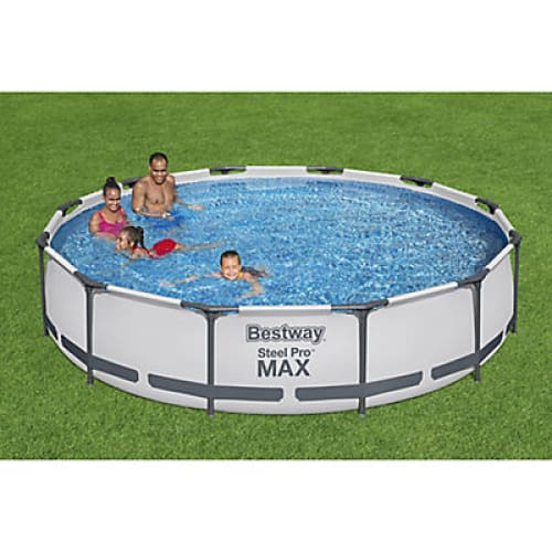 Bestway Steel Pro MAX 12’ x 30 Above Ground Pool Set - Home/Patio & Outdoor Living/Swimming Pools & Accessories/Pools/ - Bestway