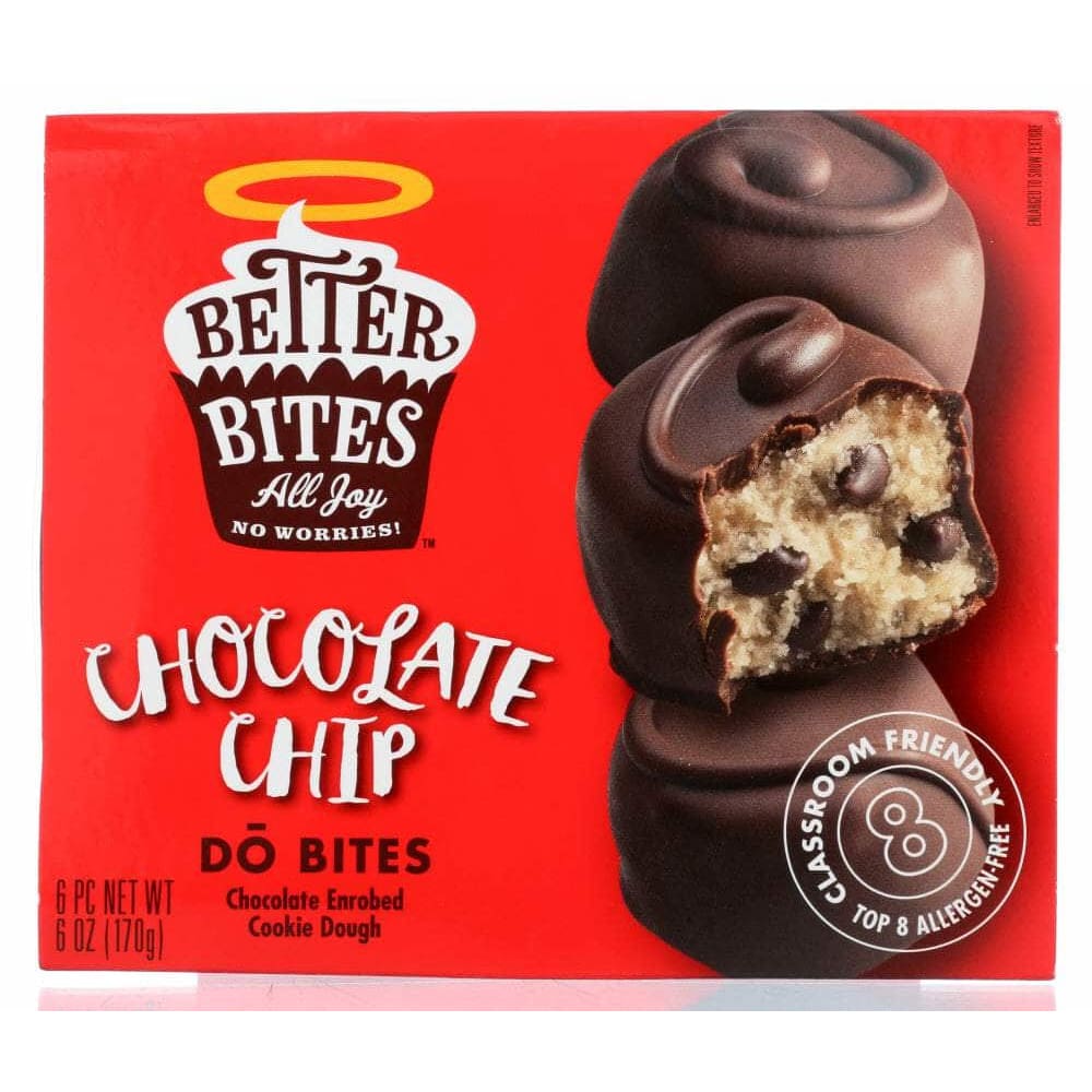 Better Bites Better Bites Chocolate Chip Dough Bites 6-pack, 6 oz