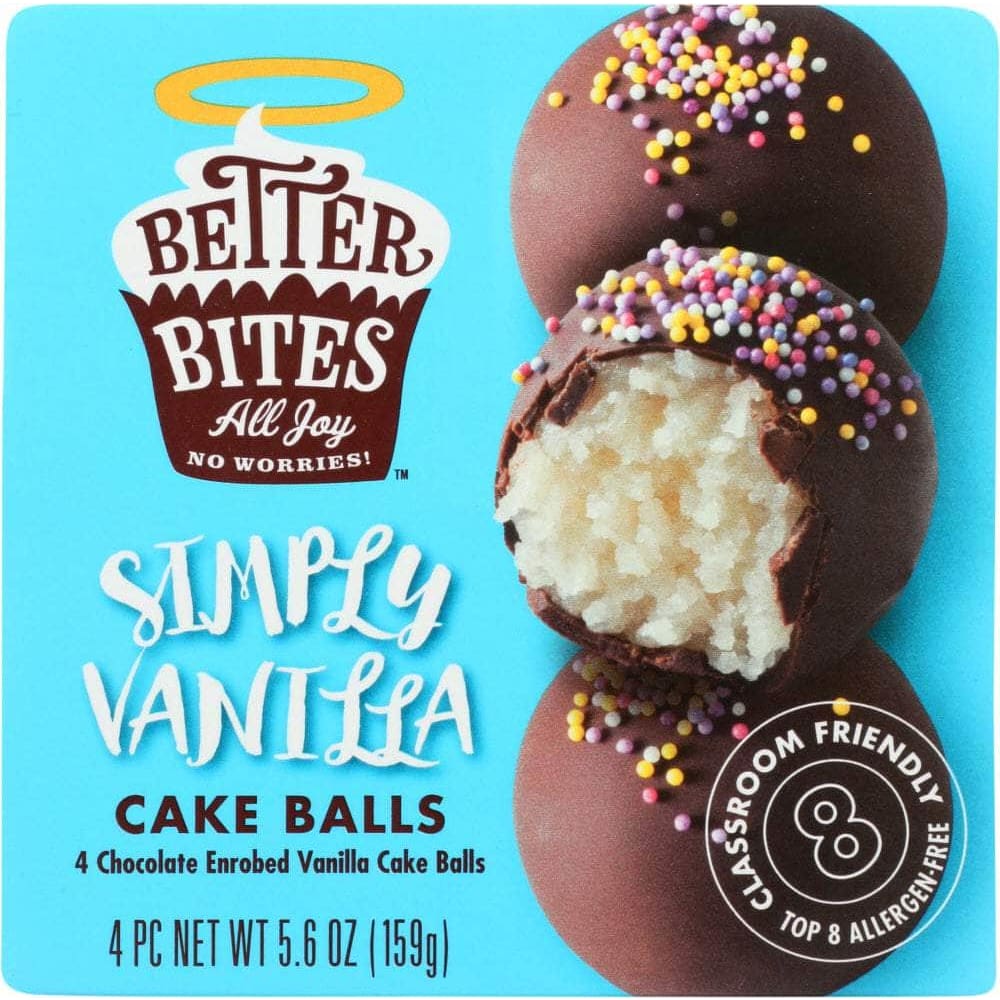 Better Bites Better Bites Vanilla Cake Balls 4-pack, 5.2 oz