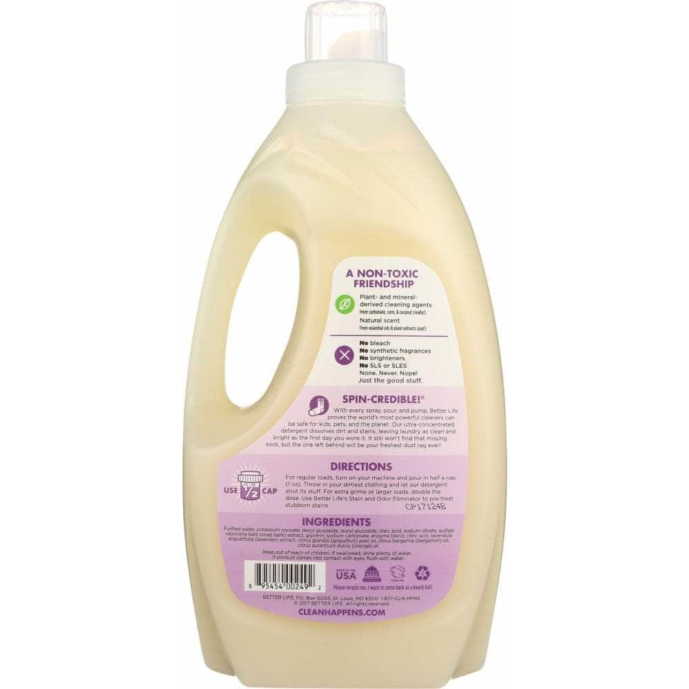 Better Life Better Life Detergent Laundry Lavender Grapefruit, 64 oz