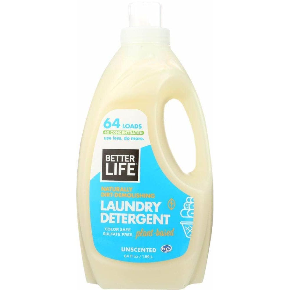 Better Life Better Life Detergent Laundry Unscented, 64 oz