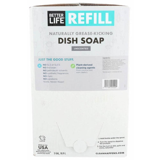 BETTER LIFE BETTER LIFE Dish Soap Unscented, 5 ga