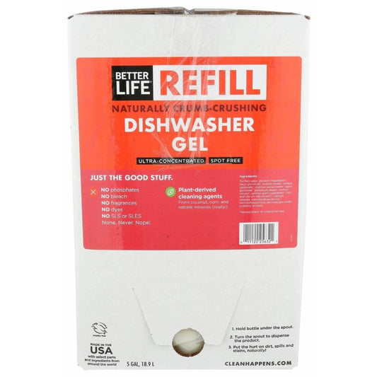 BETTER LIFE BETTER LIFE Dishwasher Gel Unscented, 5 ga