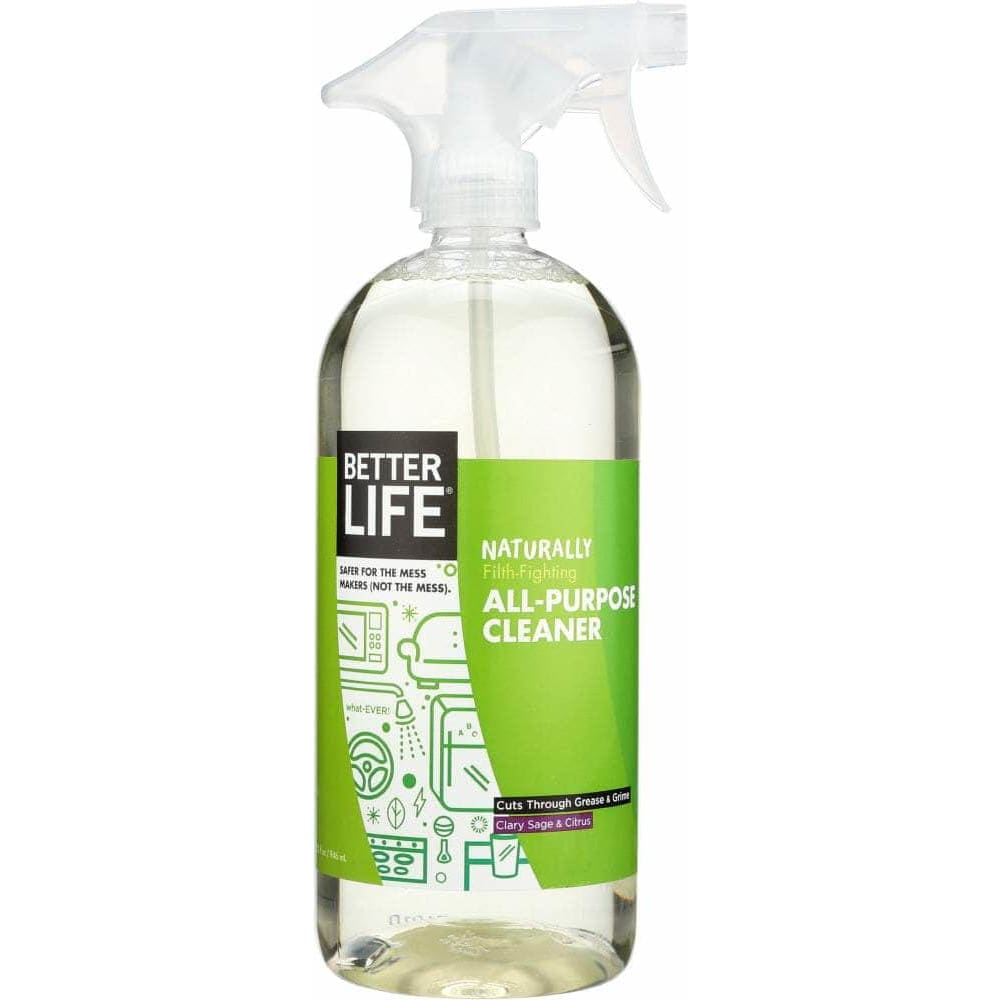 BETTER LIFE Better Life What-Ever! Natural All-Purpose Cleaner Clary Sage & Citrus, 32 Oz