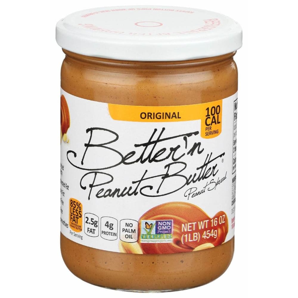 BETTER N PEANUT BUTTER Grocery > Dairy, Dairy Substitutes and Eggs > Butters > Peanut Butter BETTER N PEANUT BUTTER Peanut Spread Original, 16 oz