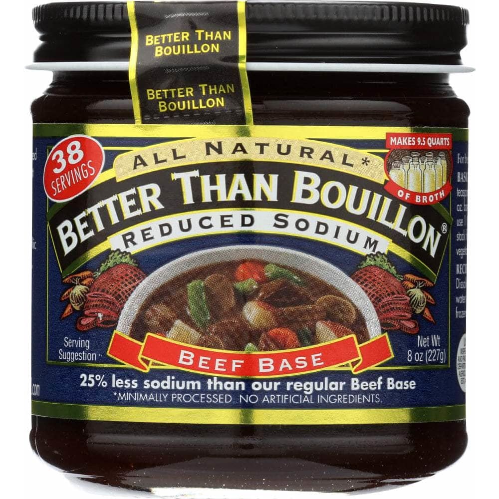 Better Than Bouillon Better Than Bouillon All Natural Reduce Sodium Beef Base, 8 Oz