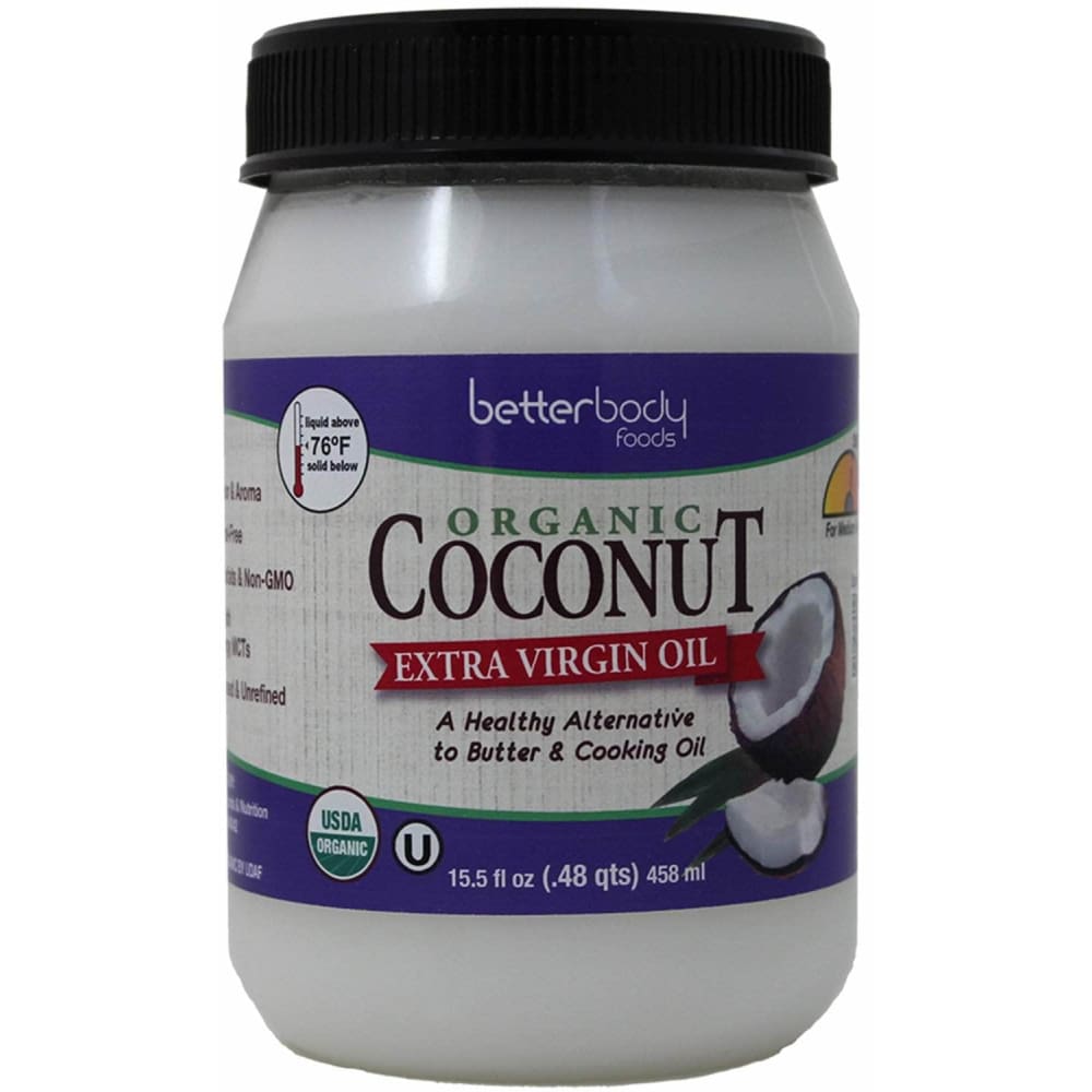 Betterbody Betterbody Foods Organic Extra Virgin Coconut Oil, 15.5 oz