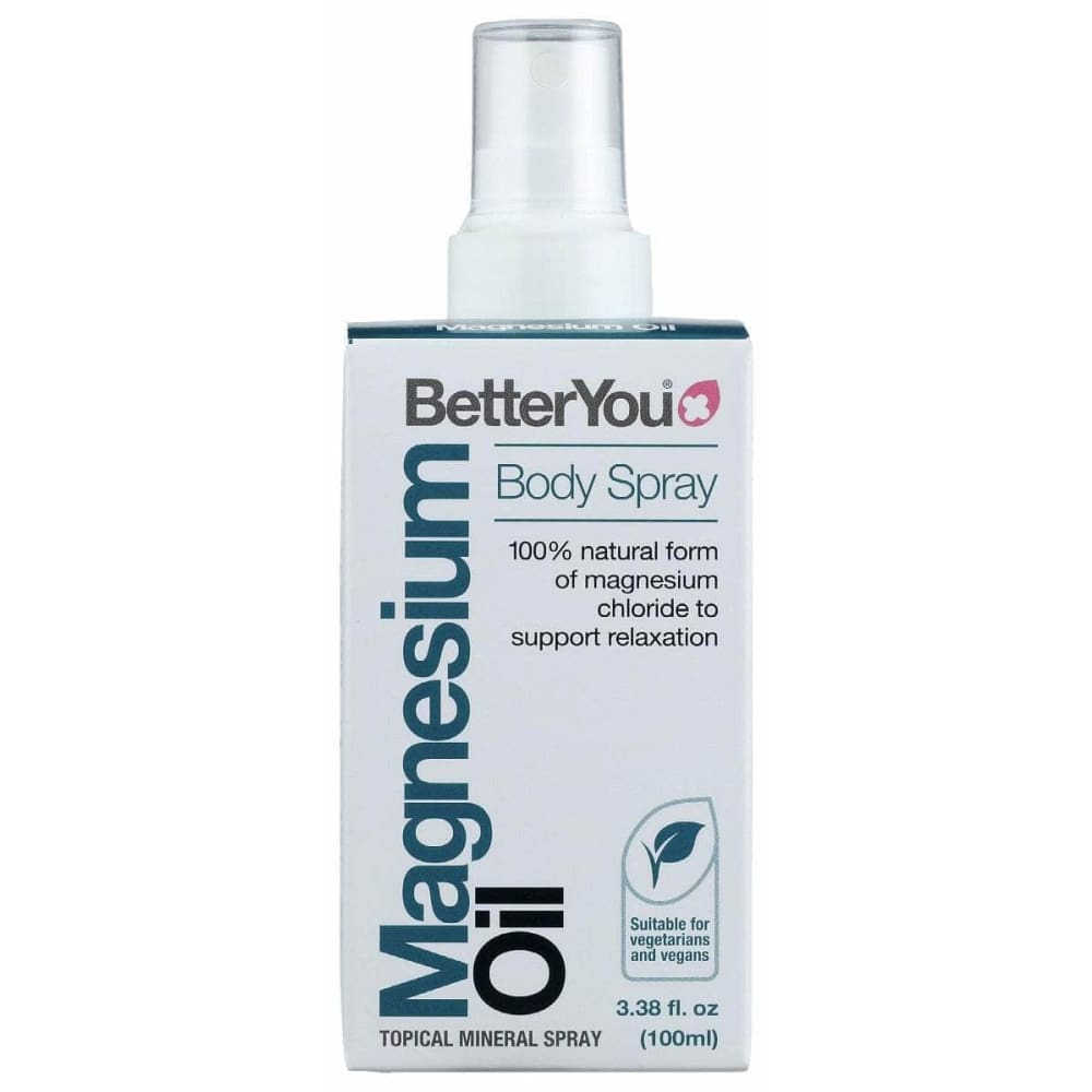 BETTERYOU Beauty & Body Care > Aromatherapy and Body Oils > Body & Massage Oils BETTERYOU Magnesium Oil Body Spray, 3.38 fo