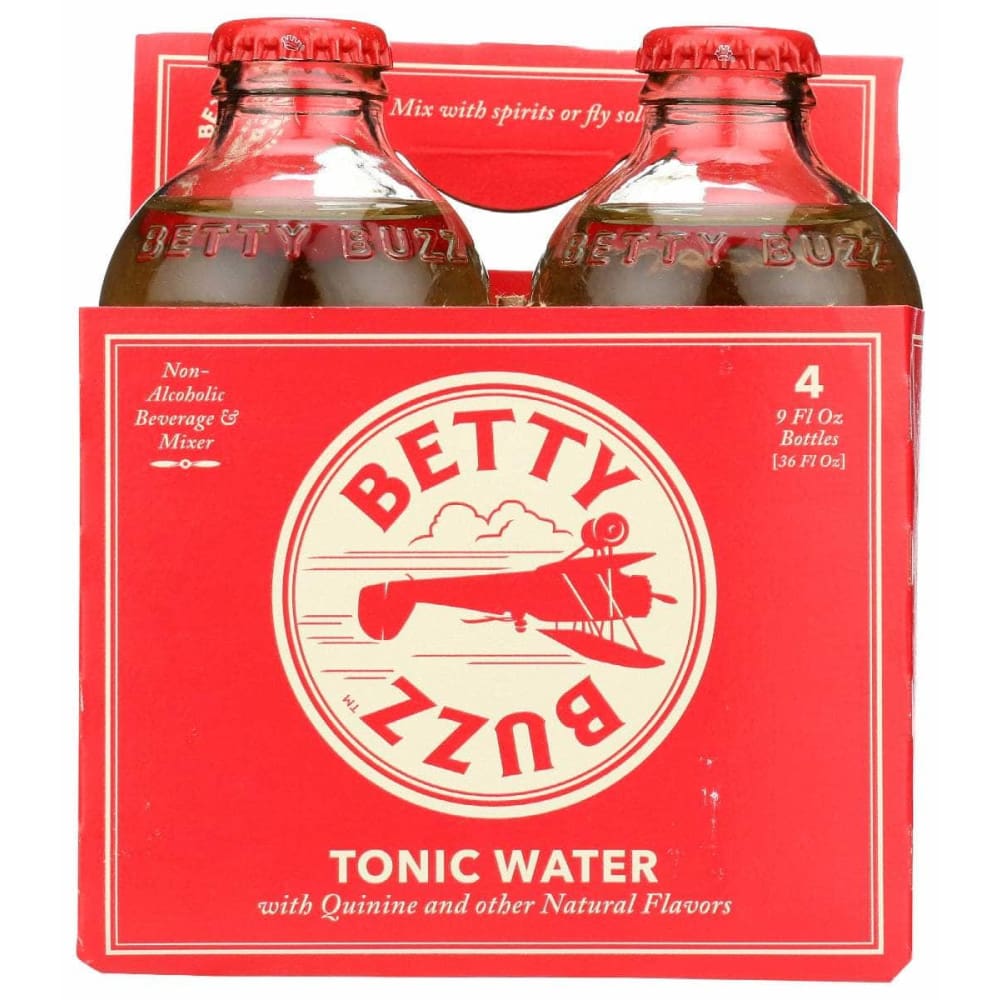 BETTY BUZZ Grocery > Beverages > Drink Mixes BETTY BUZZ Tonic Water Cocktail Mixer 4 Pack, 36 fo