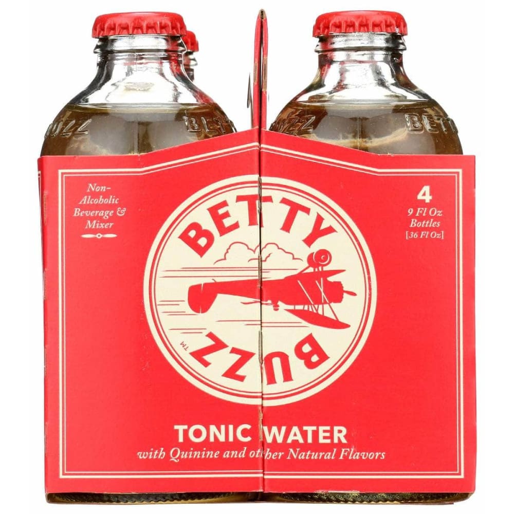 BETTY BUZZ Grocery > Beverages > Drink Mixes BETTY BUZZ Tonic Water Cocktail Mixer 4 Pack, 36 fo