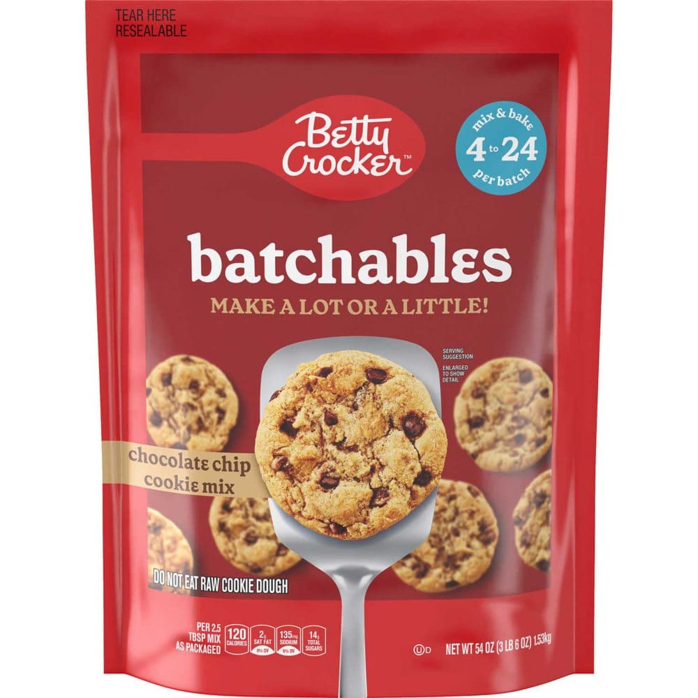 Betty Crocker Batchables Chocolate Chip Cookie Mix (54 oz.) - New Items - Betty
