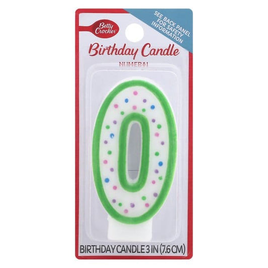 BETTY CROCKER: Birthday Candle Numeral 1 ea (Pack of 6) - General Merchandise > CANDLES - BETTY CROCKER