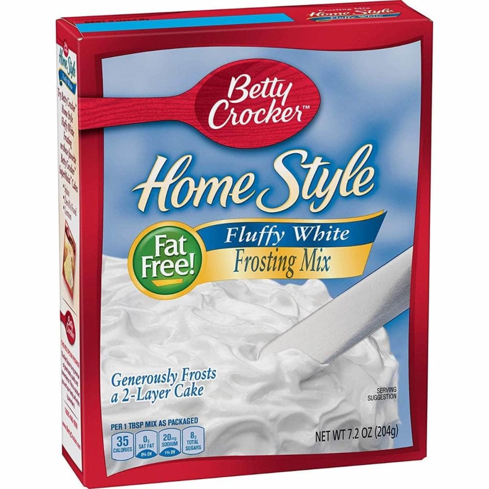 BETTY CROCKER Grocery > Cooking & Baking > Baking Ingredients BETTY CROCKER: Home Style Fluffy White Frosting Mix, 7.2 oz