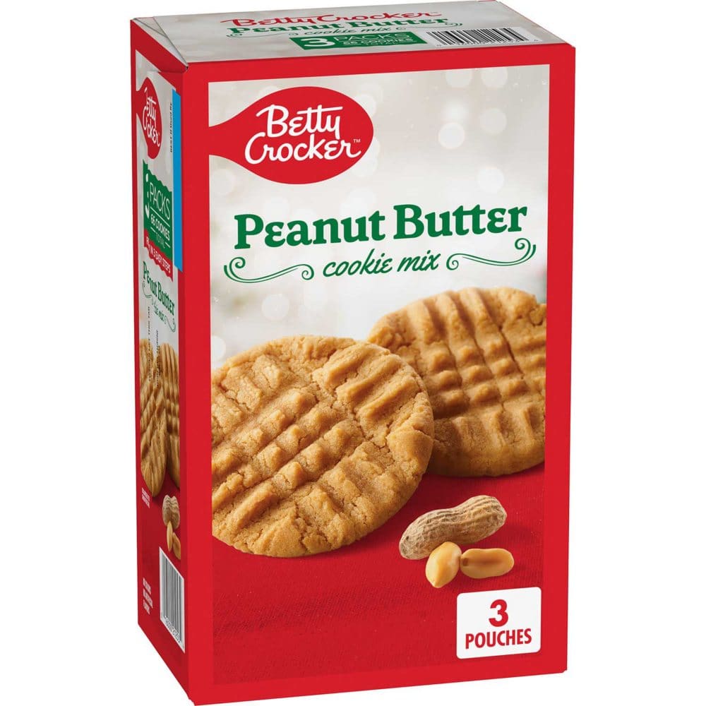 Betty Crocker Peanut Butter Cookie Mix (3 pk.) - Holiday Baking - ShelHealth