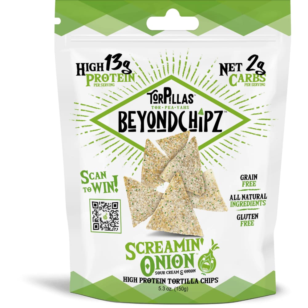 BEYONDCHIPZ Grocery > Snacks > Chips BEYONDCHIPZ: Screamin Onion Chips, 5.3 oz