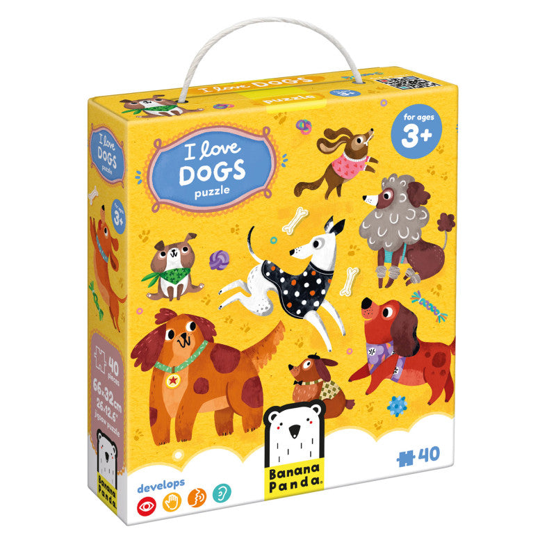 I Love Dogs Puzzle (Pack of 3)