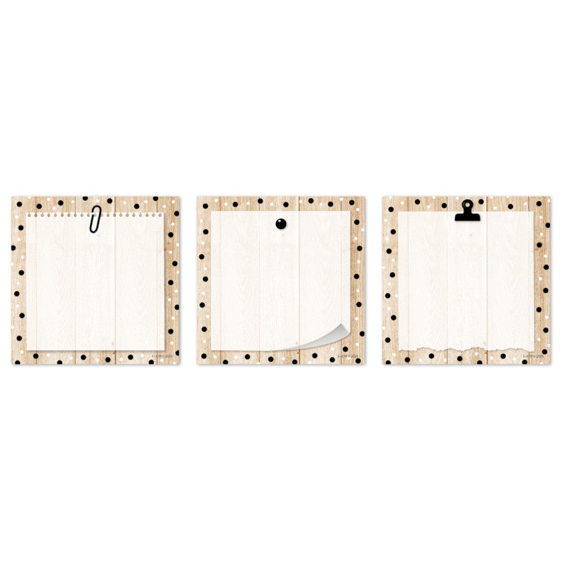 Polka Dots On Wood 3In Cut-Outs (Pack of 10)