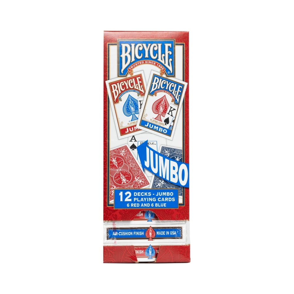Bicycle Jumbo Playing Cards 12 pk. - Home/Toys/Indoor Play/Board & Family Games/ - Unbranded