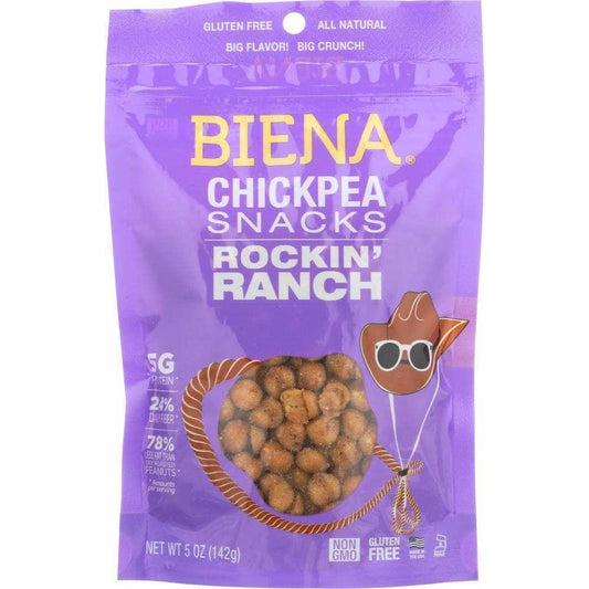 Biena Biena Rockin' Ranch Chickpea Snacks, 5 oz