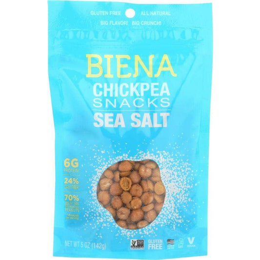 Biena Biena Sea Salt Chickpea Snacks, 5 oz