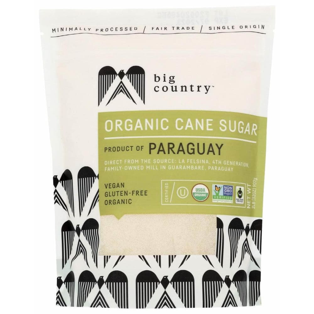 BIG COUNTRY FOODS Grocery > Cooking & Baking > Sugars & Sweeteners BIG COUNTRY FOODS: Cane Sugar Org, 32 oz