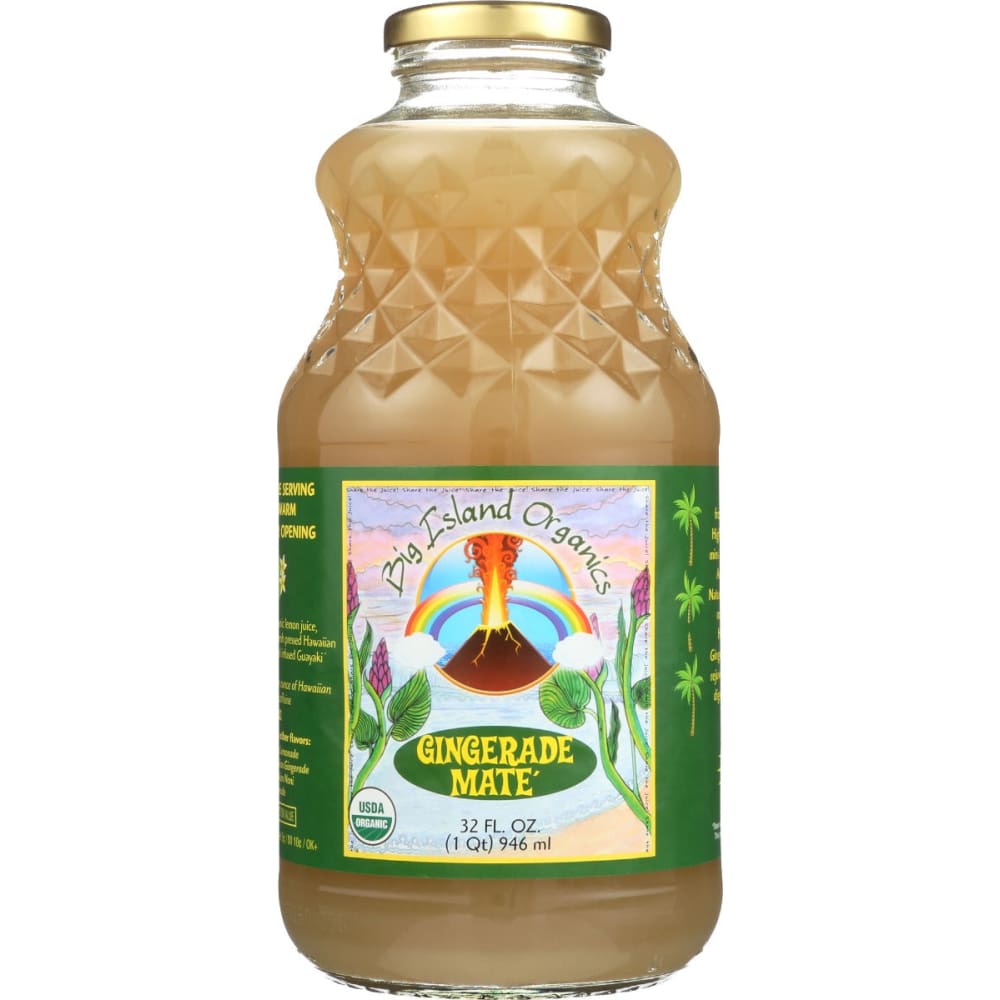 BIG ISLAND ORGANICS: Organic Juice Gingerade Mate 32 oz (Pack of 4) - Grocery > Beverages > Juices - BIG ISLAND ORGANICS