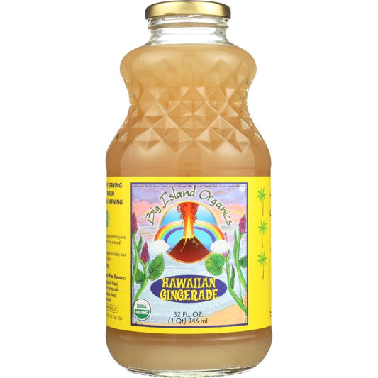 BIG ISLAND ORGANICS: Organic Juice Hawaiian Gingerade 32 oz (Pack of 4) - Grocery > Beverages > Juices - BIG ISLAND ORGANICS