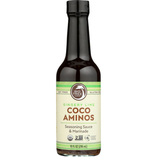 BIG TREE FARMS: Gingery Lime Coco Aminos 10 oz (Pack of 4) - Grocery > Condiments - BIG TREE FARMS