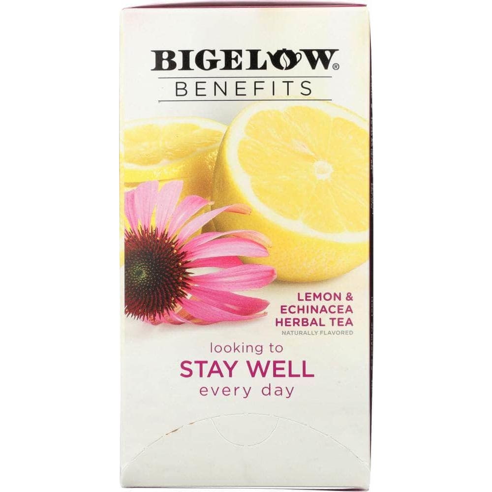 Bigelow Bigelow Benefits Lemon and  Echinacea Herbal Tea 18 Bags, 1.15 oz