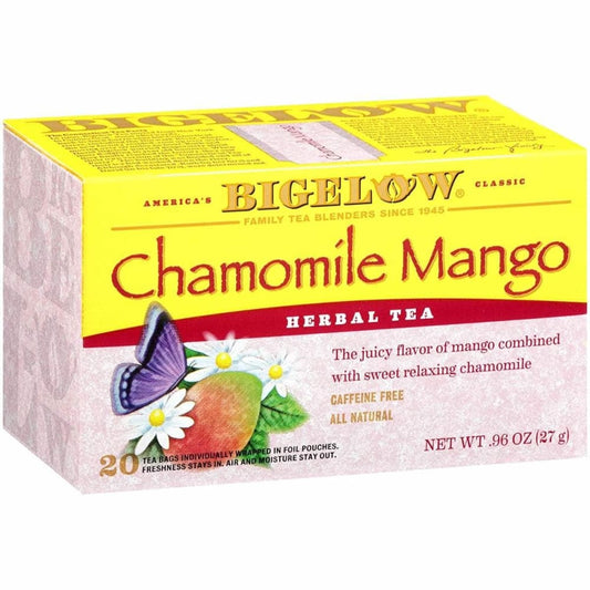 BIGELOW Grocery > Beverages > Coffee, Tea & Hot Cocoa BIGELOW: Chamomile Mango Tea, 0.96 oz