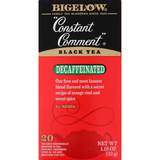 BIGELOW Grocery > Beverages > Coffee, Tea & Hot Cocoa BIGELOW: Constant Comment Decaf Black Tea, 1.18 oz