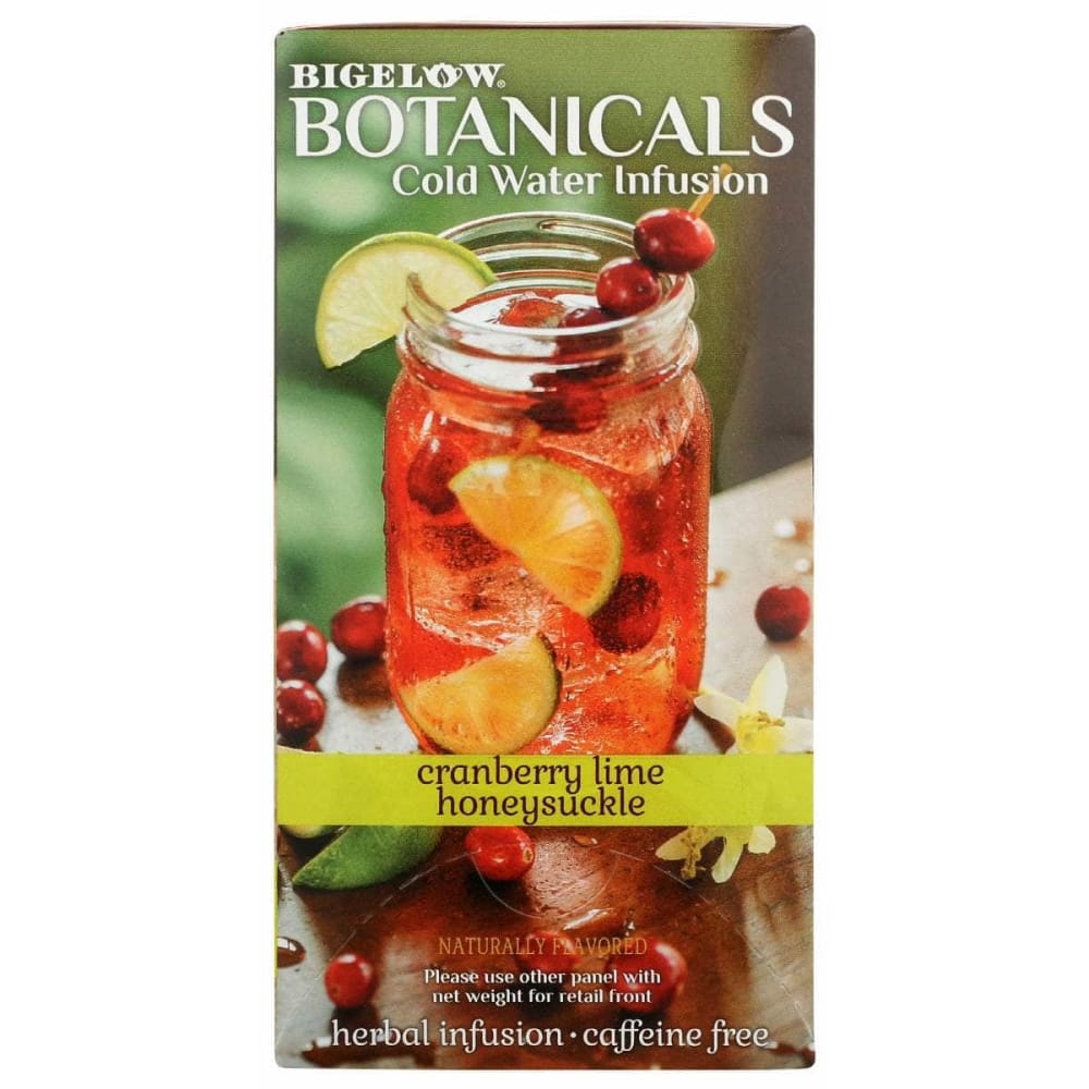 BIGELOW Grocery > Beverages > Coffee, Tea & Hot Cocoa BIGELOW: Cranberry Lime Honeysuckle 18 Teabags, 1.23 oz