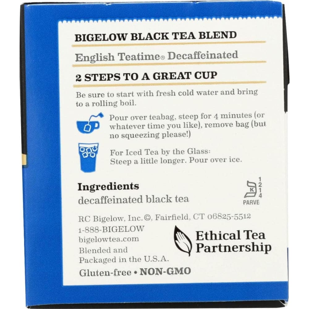 BIGELOW Grocery > Beverages > Coffee, Tea & Hot Cocoa BIGELOW: English Teatime Decaf, 1.41 oz