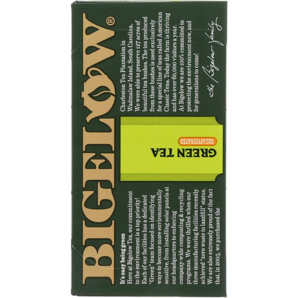 Bigelow Bigelow Green Tea Classic Decaffeinated 20 Tea Bags, 0.91 oz