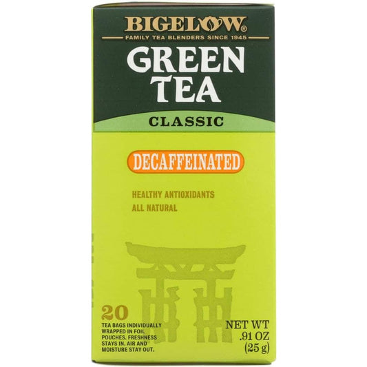 Bigelow Bigelow Green Tea Classic Decaffeinated 20 Tea Bags, 0.91 oz