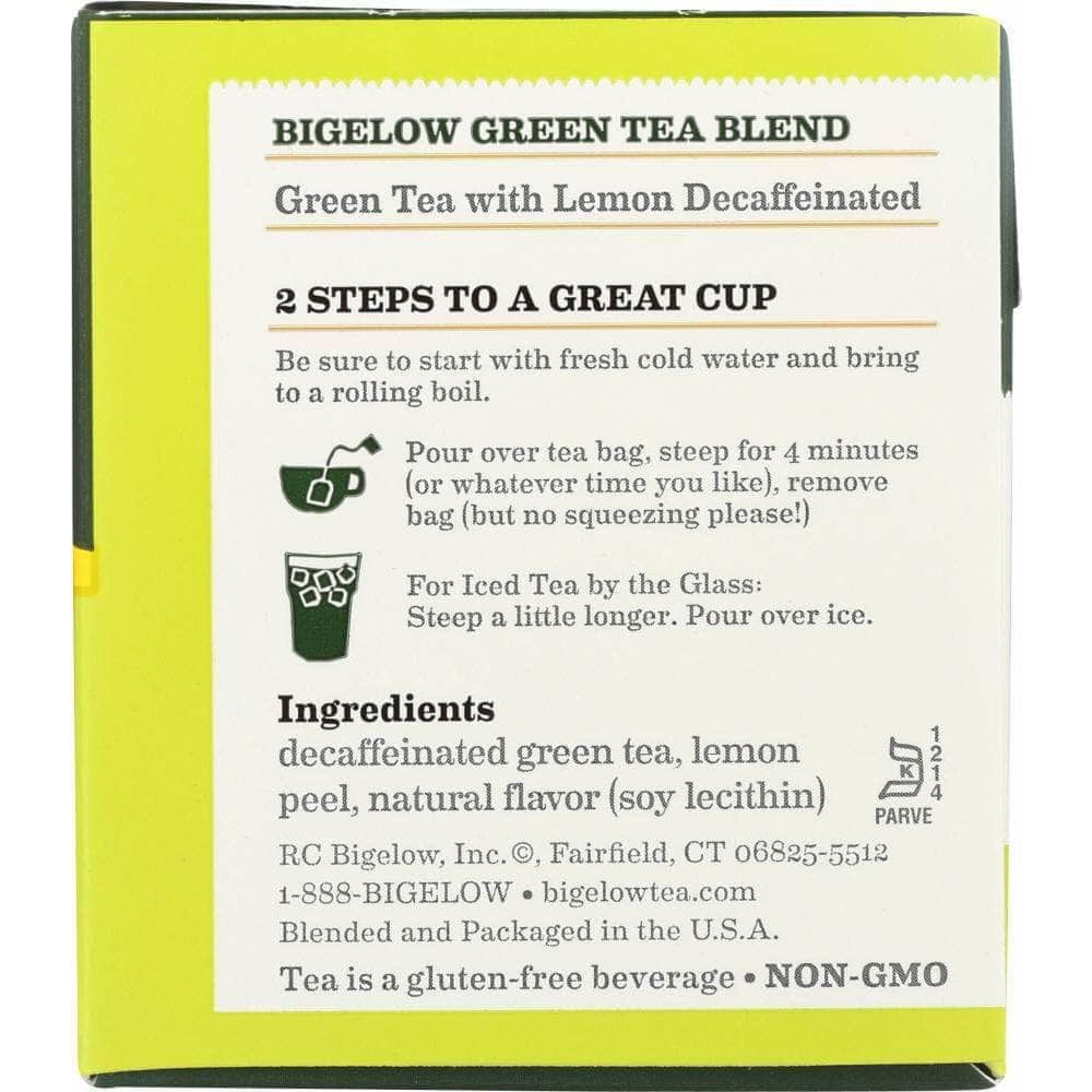 Bigelow Bigelow Green Tea with Lemon Decaf 20 Bags, 0.91 oz