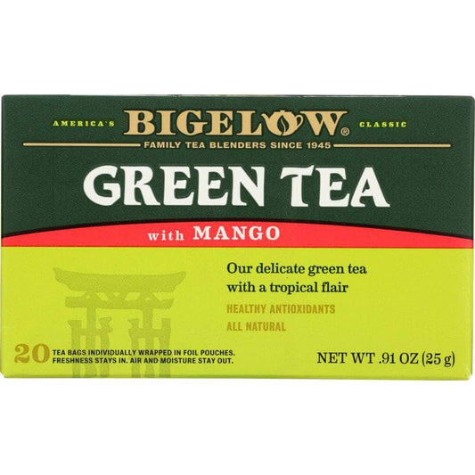 Bigelow Bigelow Green Tea With Mango Healthy Antioxidants 20 Tea Bags, 0.91 oz