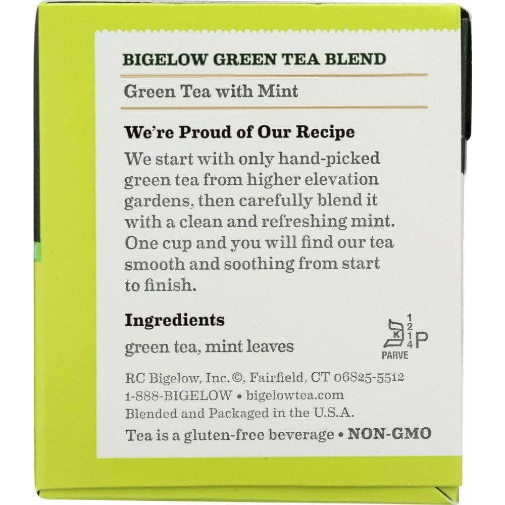 Bigelow Bigelow Green Tea with Mint, 20 tea bags