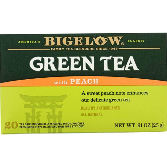 Bigelow Bigelow Green Tea With Peach 20 Tea Bags, 0.91 oz