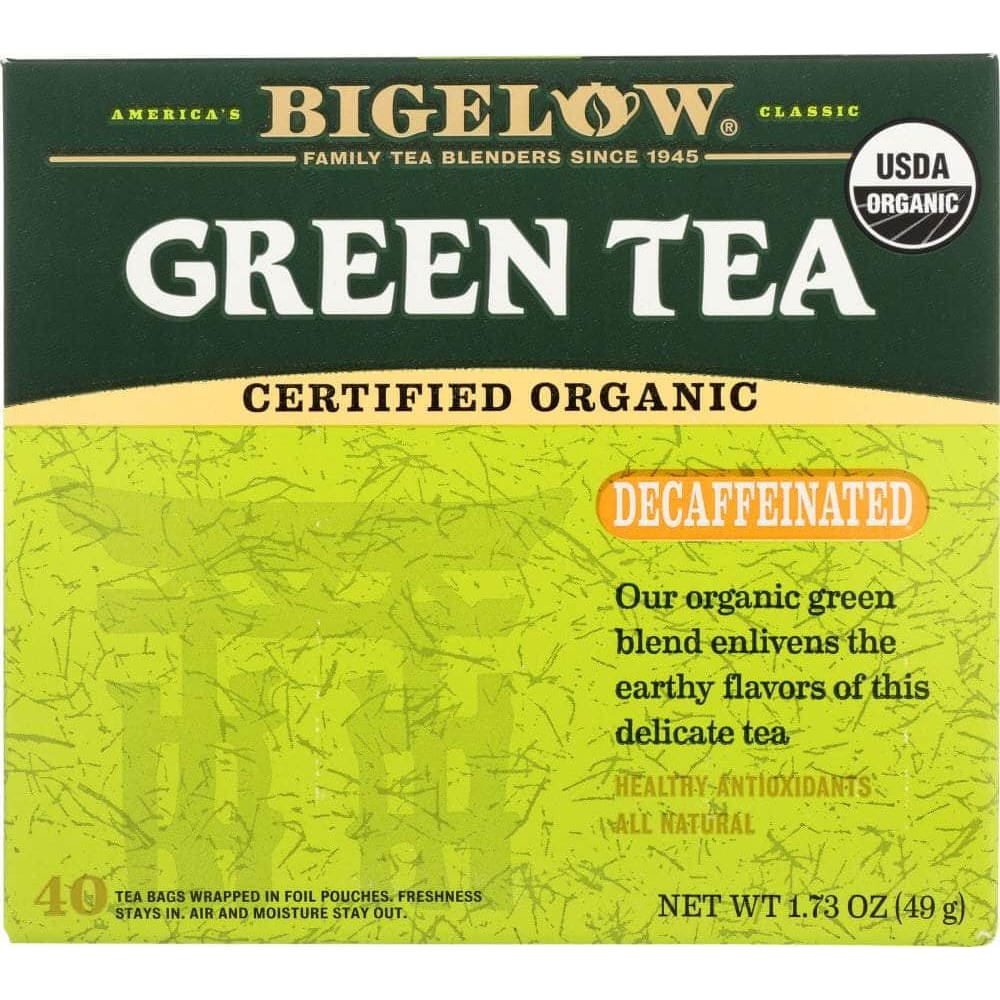 Bigelow Bigelow Organic Green Tea Decaf 40 Bags, 1.73 oz