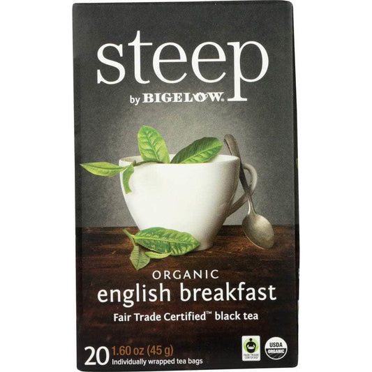Bigelow Bigelow Steep Organic English Breakfast Tea, 1.60 oz