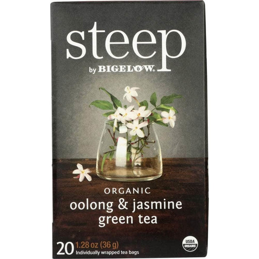 Bigelow Bigelow Steep Organic Oolong & Jasmine Green Tea, 1.28 oz