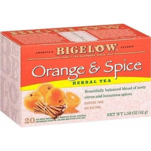Bigelow Bigelow Tea Orange and Spice 20 Bags, 1.5 oz