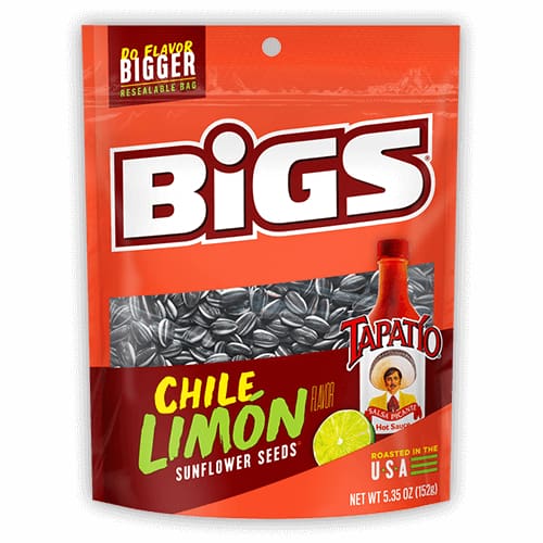 BIGS BIGS Seed Snflwr Chile Limon, 5.35 oz