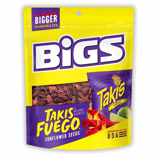 BIGS: Seeds Sunflwr Takis Fuego 5.3 OZ (Pack of 5) - Grocery > Snacks > Nuts > Seeds - BIGS