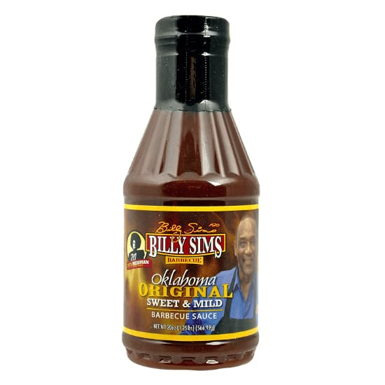 BILLY SIMS Grocery > Meal Ingredients > Sauces BILLY SIMS: Oklahoma Sweet and Mild Barbecue Sauce, 20 oz