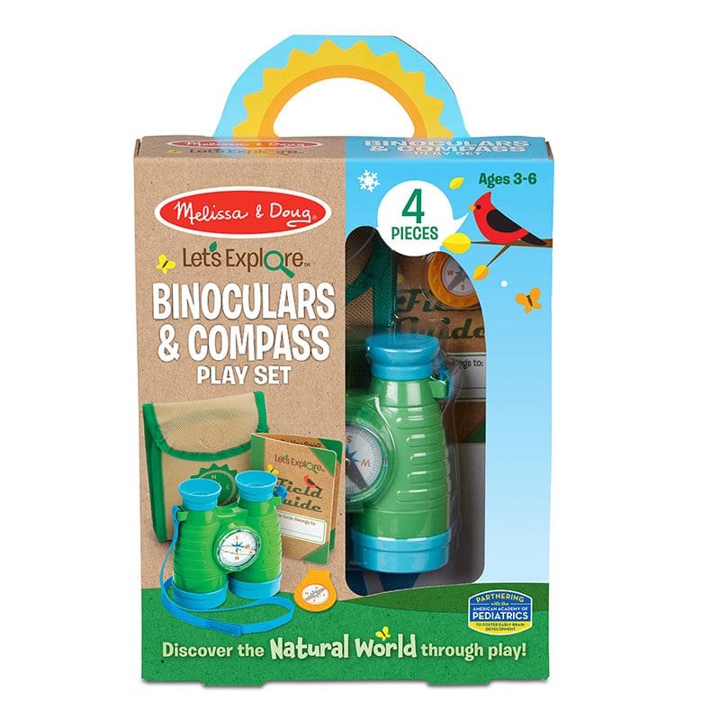 Binoculars & Compass Play Set Lets Explore (Pack of 3) | ShelHealth