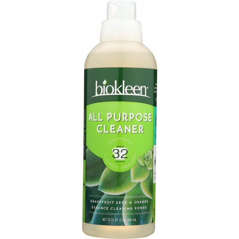 Bio Kleen Concentrated All Purpose Cleaner And Degreaser, 32 oz (Case ...